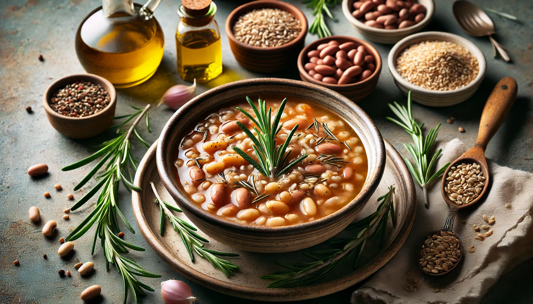 Zuppa di Farro e Fagioli