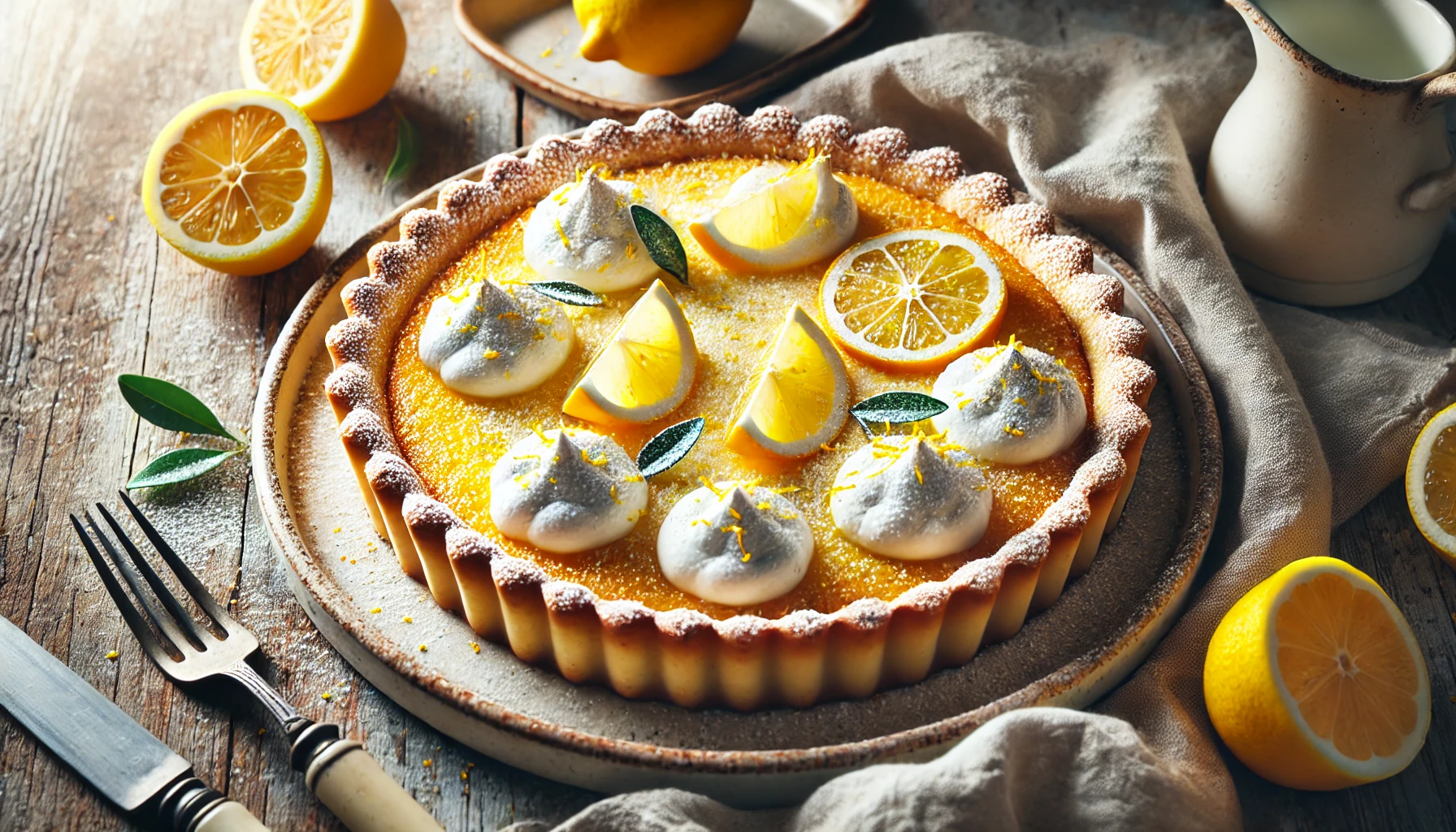 Crostata di Ricotta e Limone