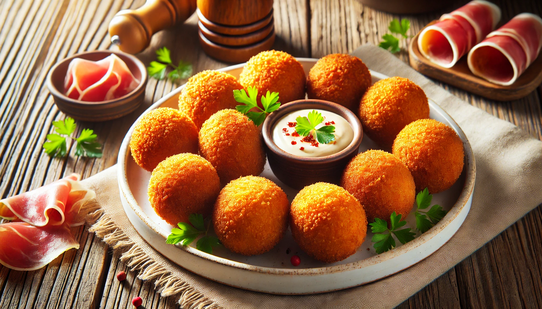 Croquetas de jamón ibérico