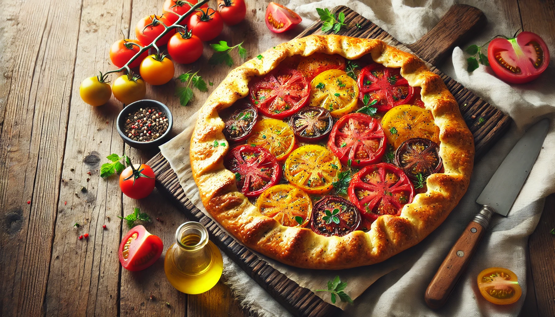 Galette Salata ai Pomodori Estivi