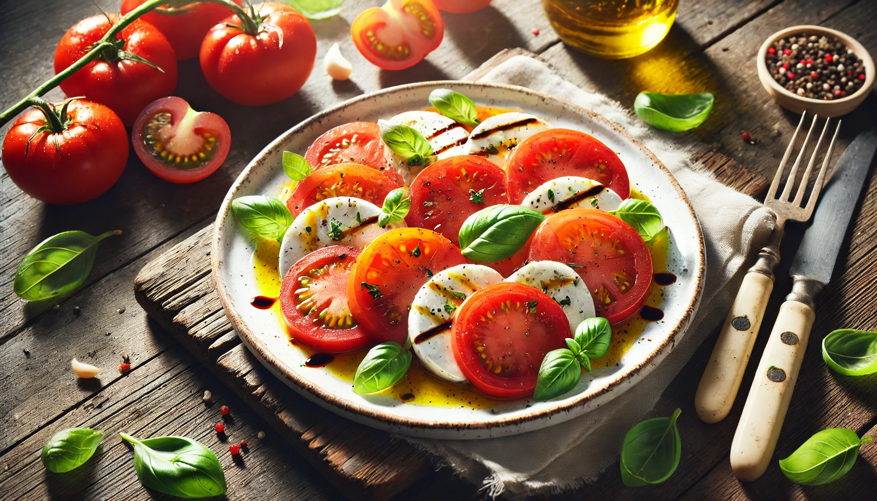 Insalata Caprese con Pomodori Antichi