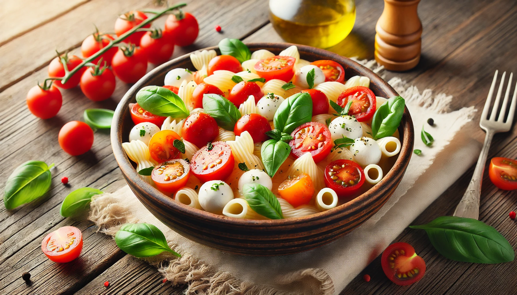 Insalata di Pasta alla Caprese