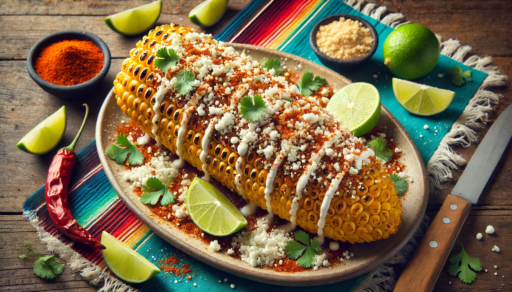 Mexican Elote (Grilled Street Corn)