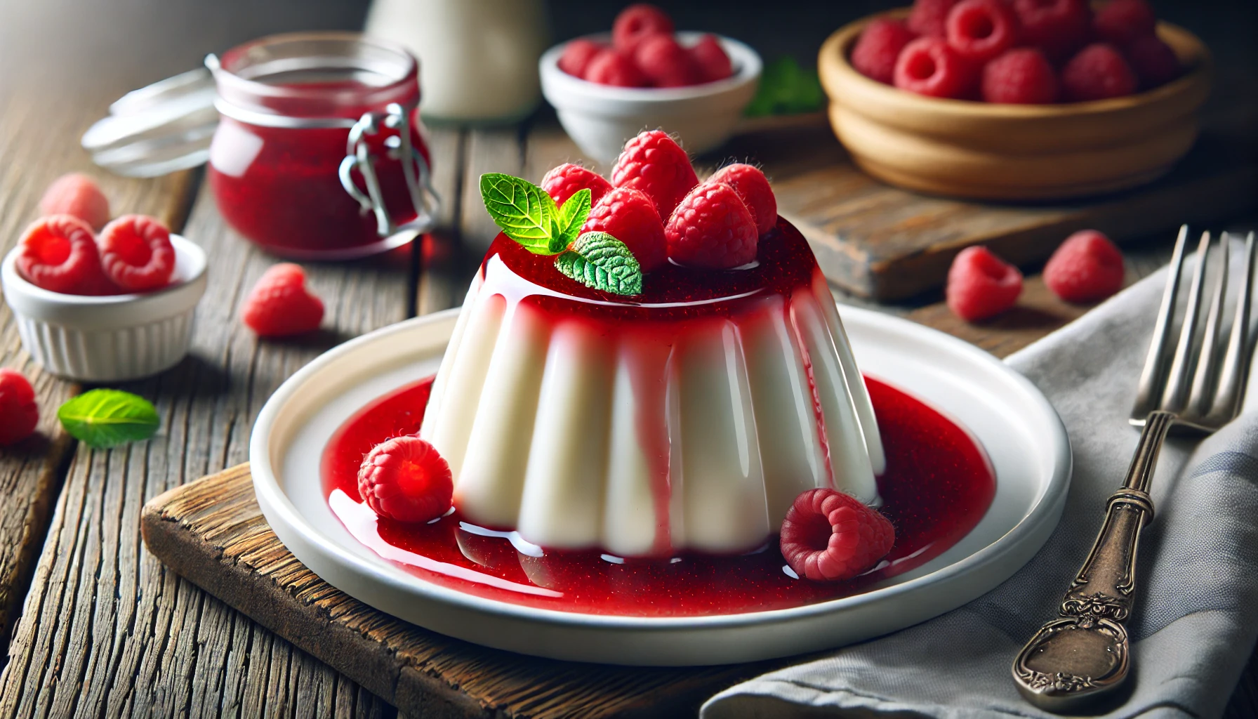 Panna Cotta ai Lamponi