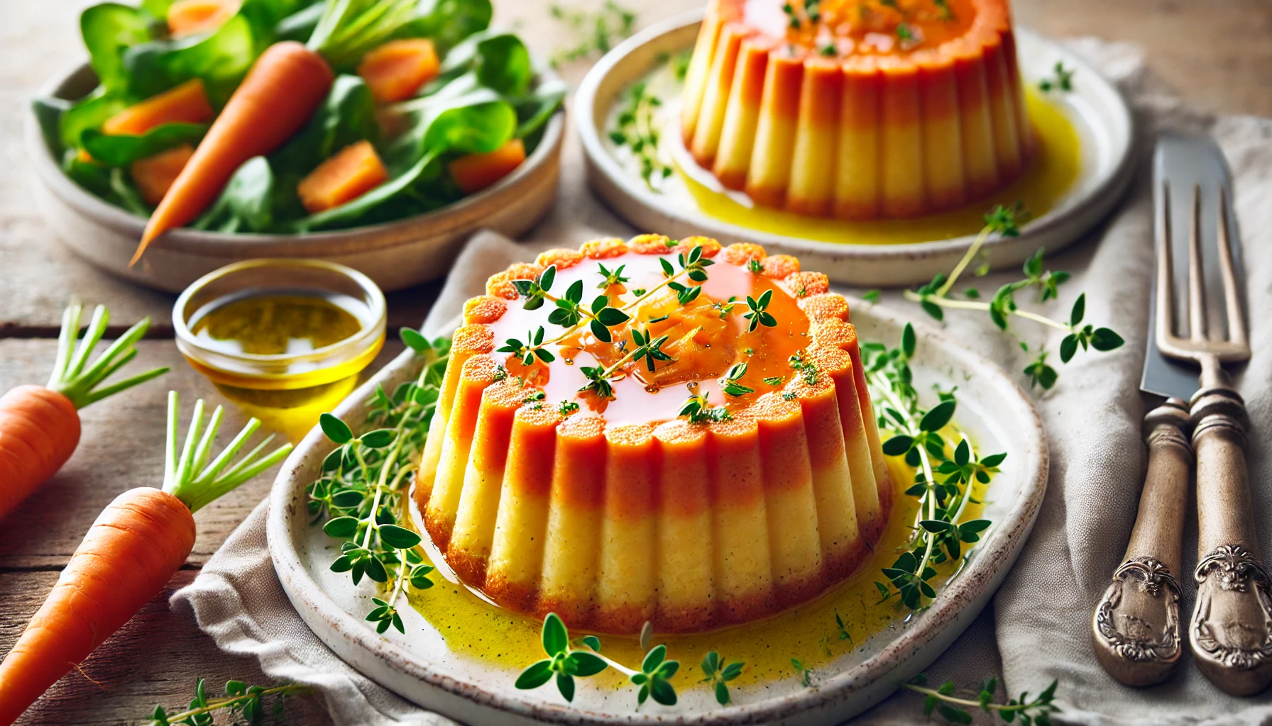 Flan di Carote e Zenzero