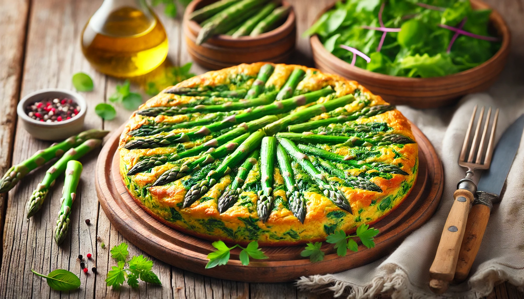 Frittata di Asparagi Selvatici