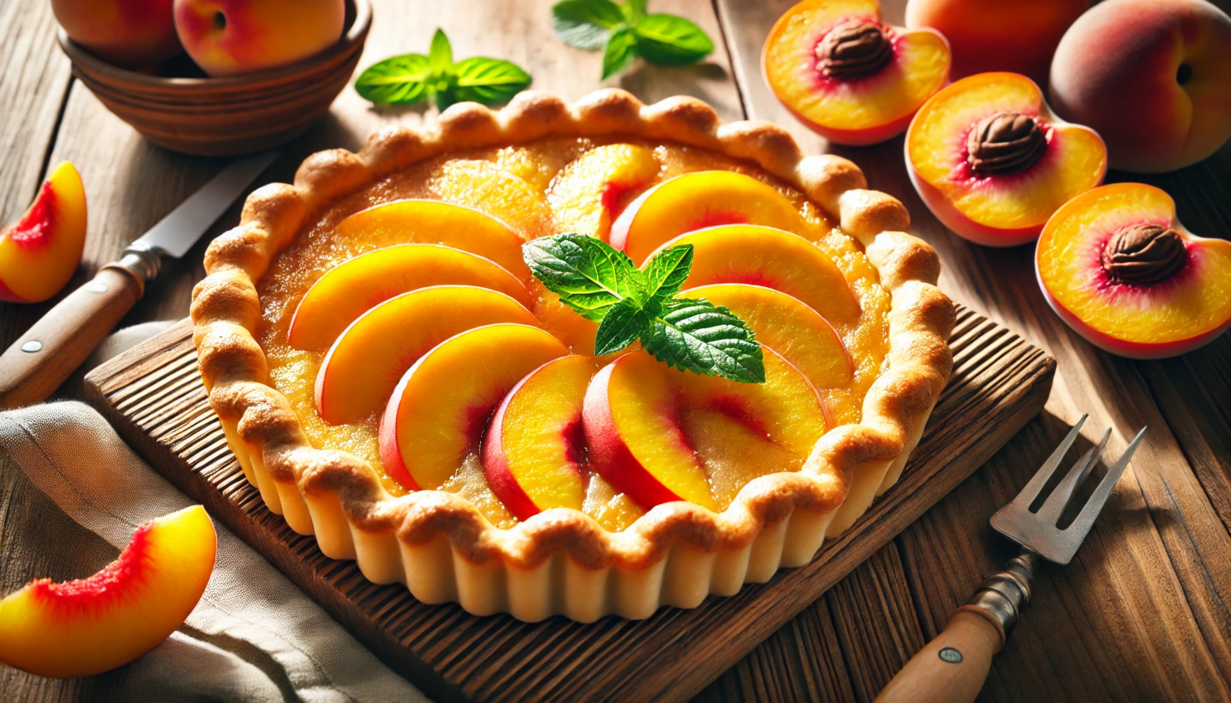 Crostata Estiva di Pesche
