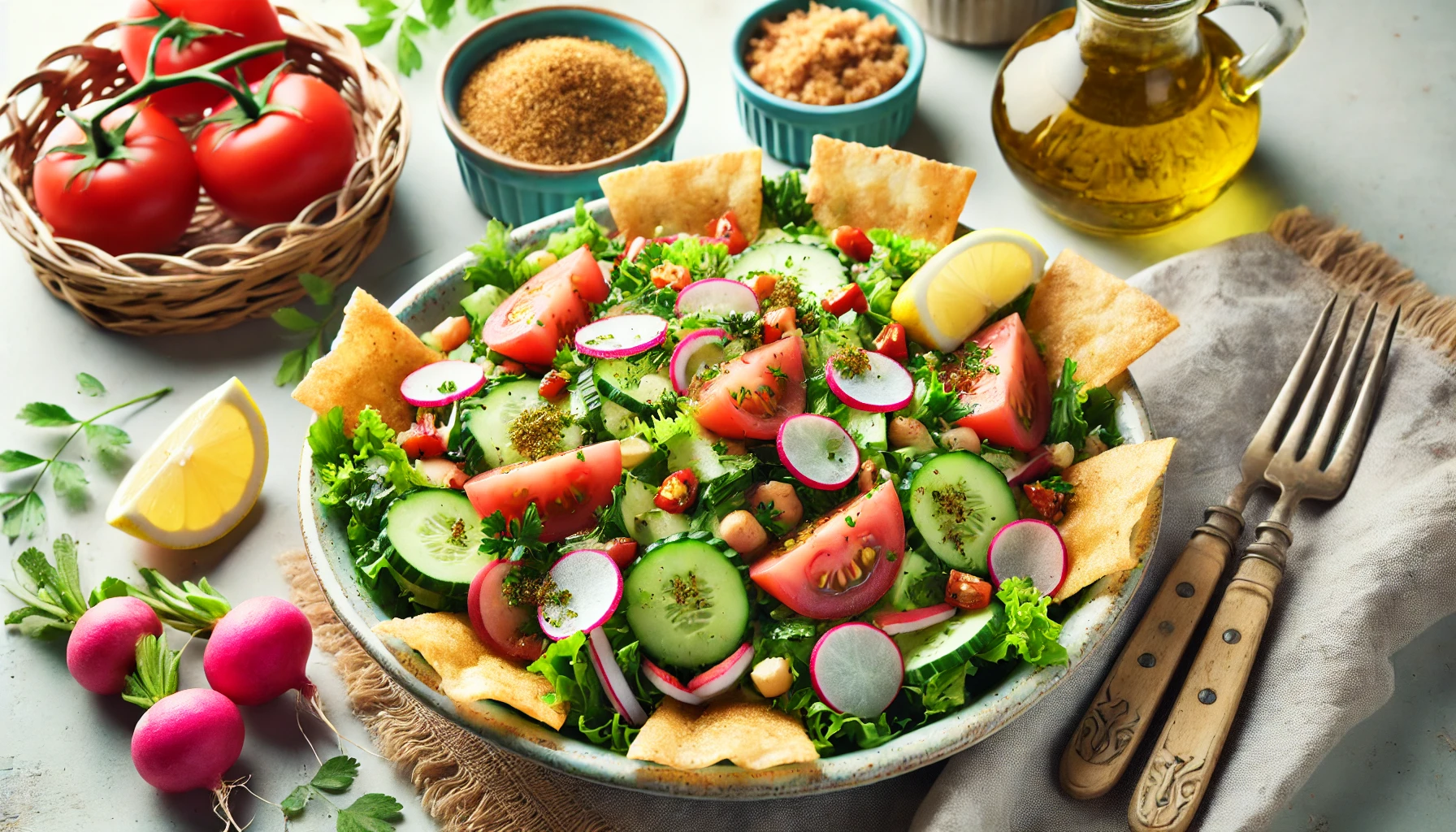 Lebanese Fattoush