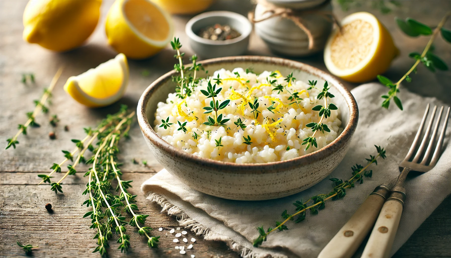 Risotto al Limone ed Erbe Fresche