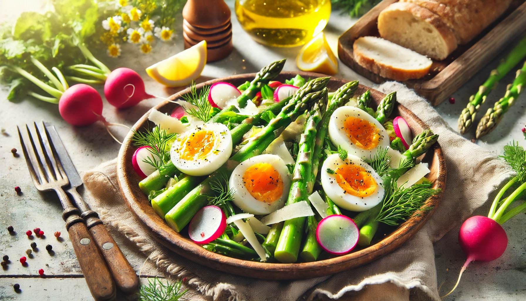 Insalata di Asparagi e Uova