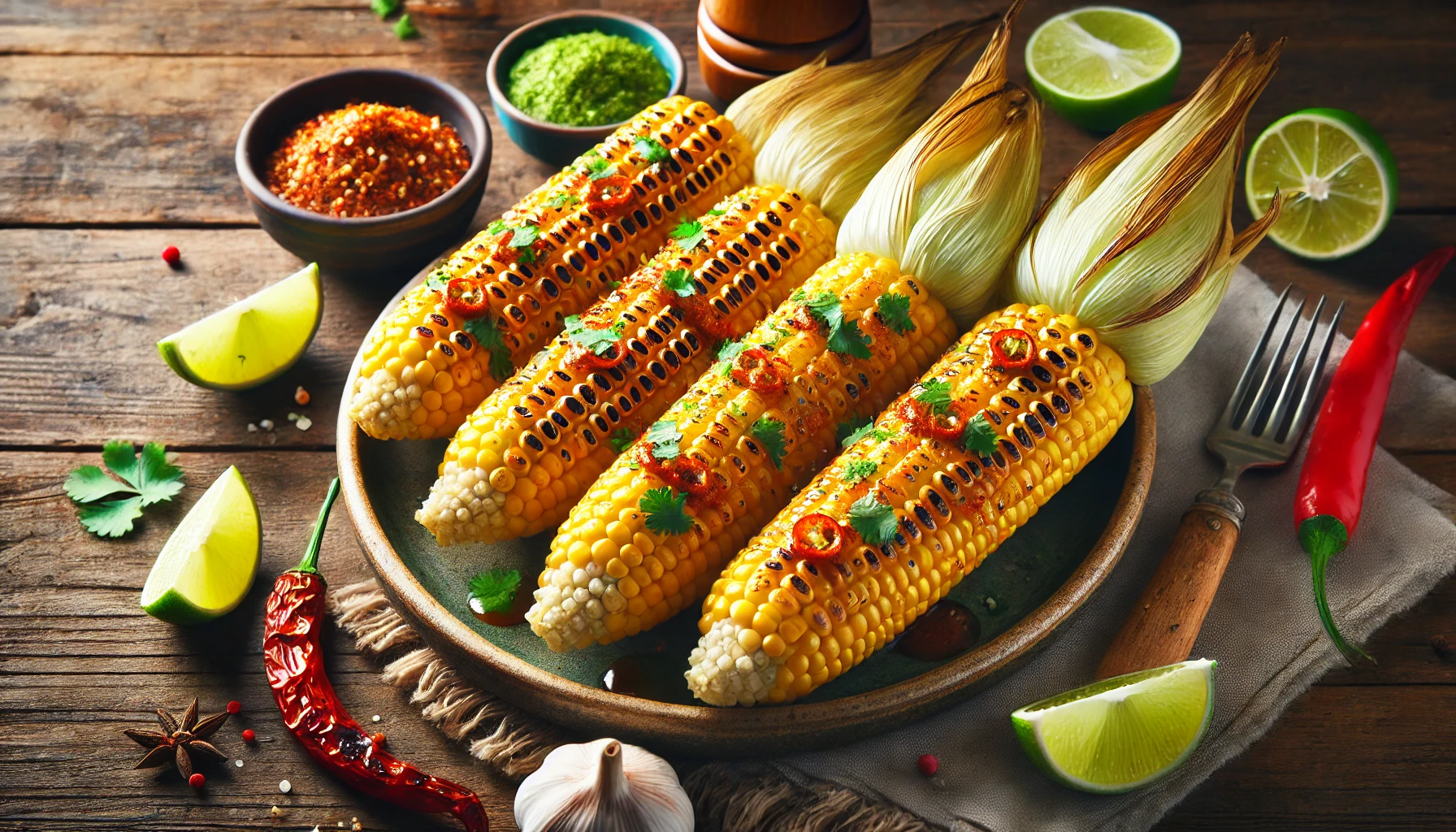 Pannocchie Grigliate al Burro Piccante