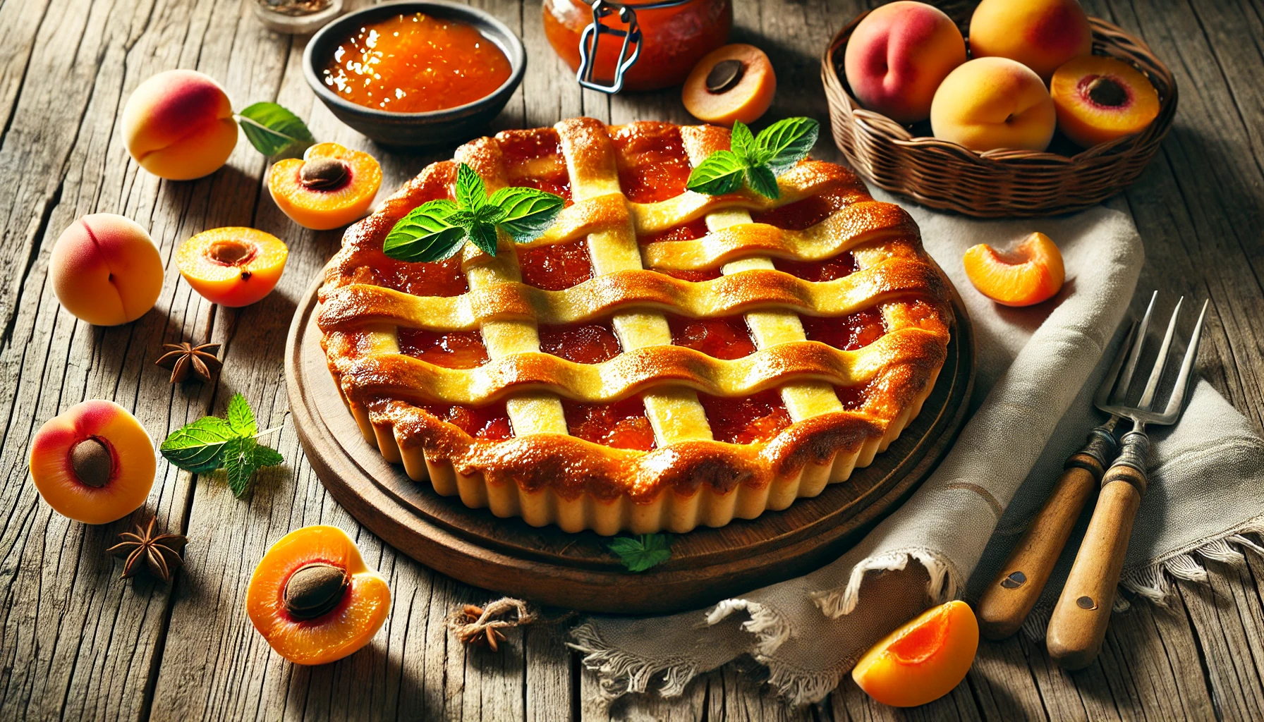Crostata alla Marmellata di Albicocche