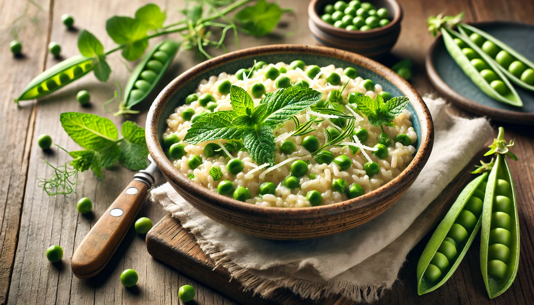 Orzotto con Piselli e Menta