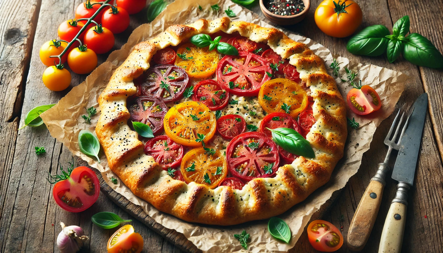 Galette Rustica ai Pomodori Estivi