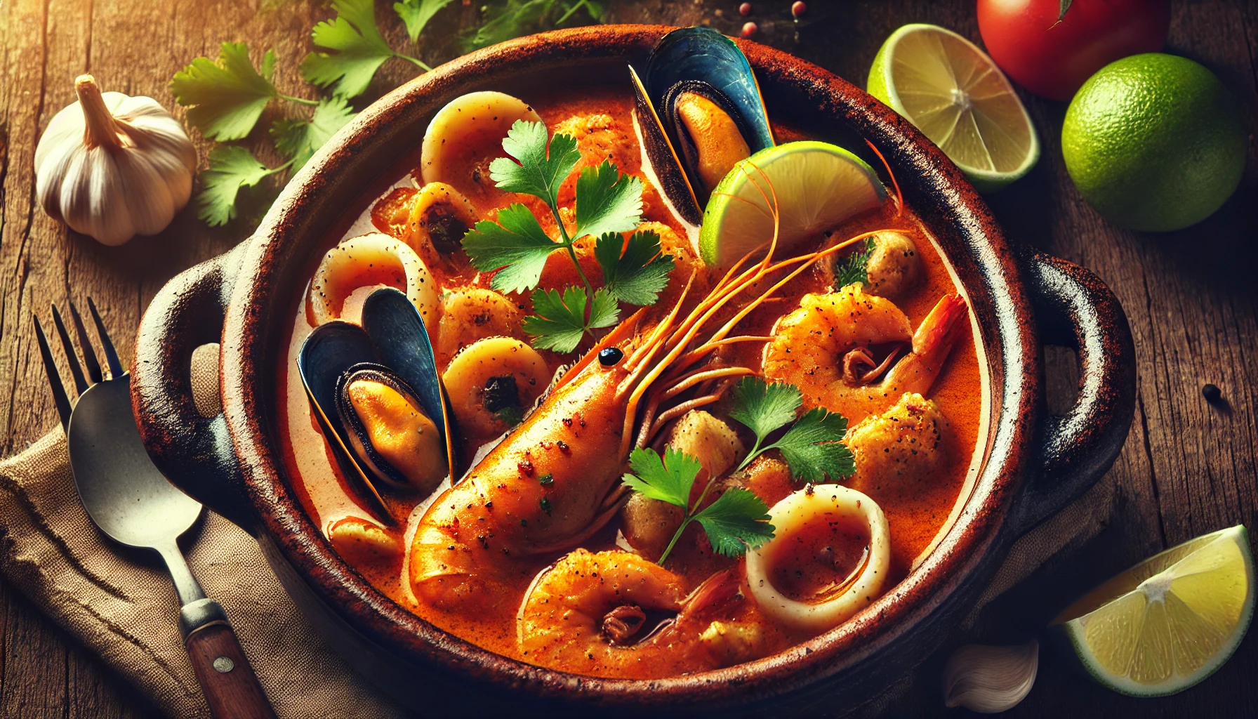 Cazuela de mariscos