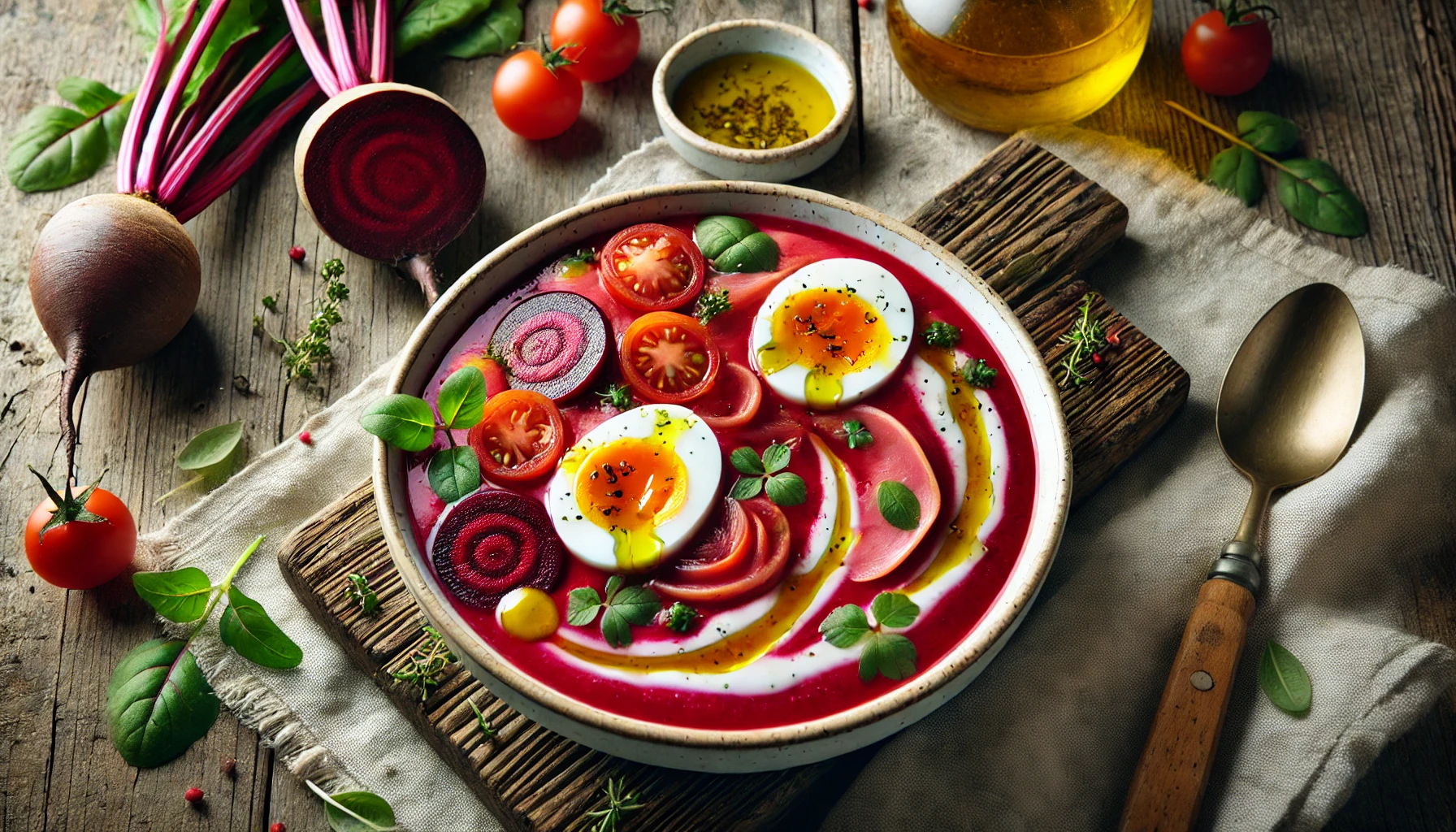 Salmorejo de remolacha