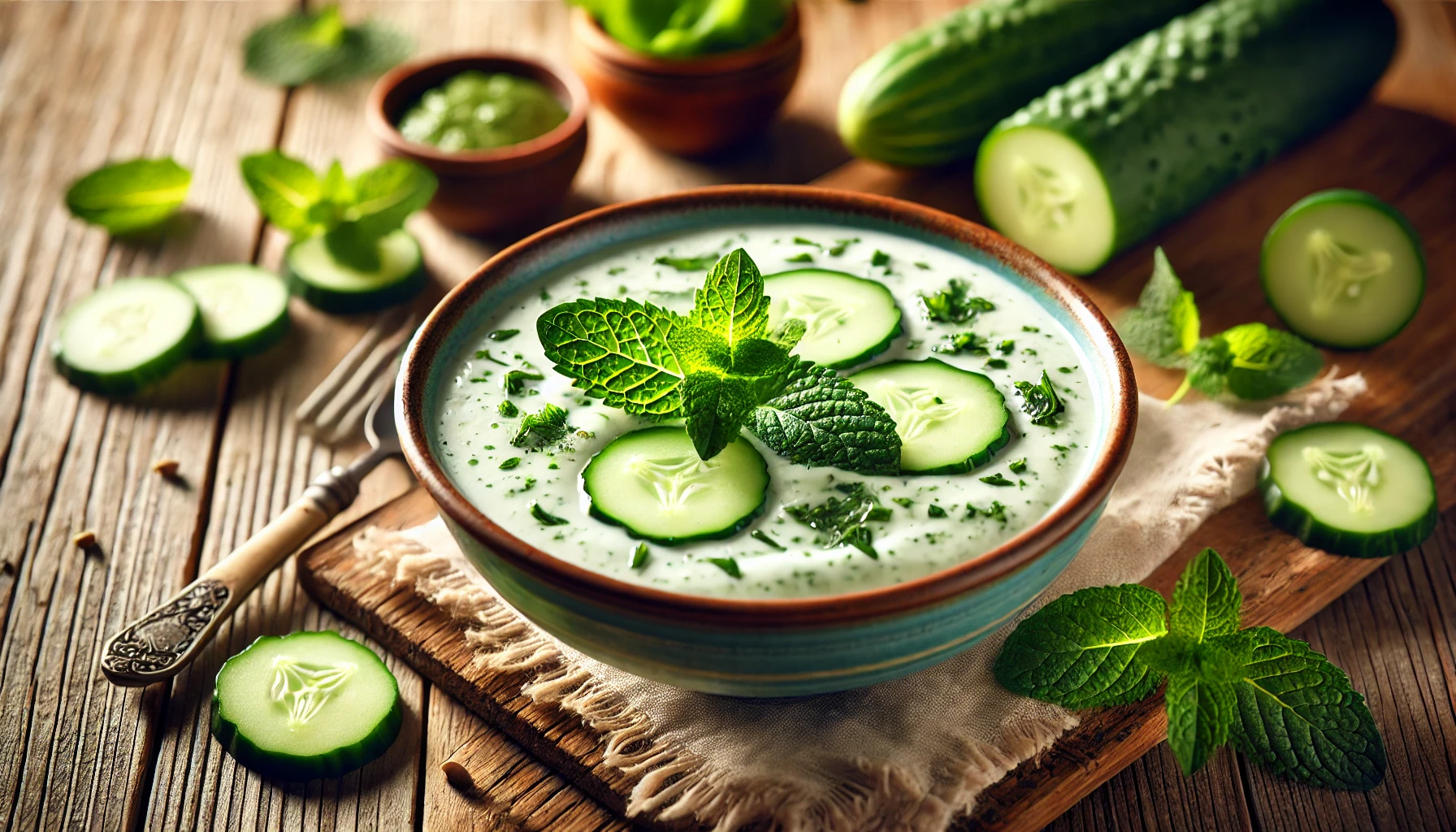 Zuppa Fredda di Cetrioli e Yogurt