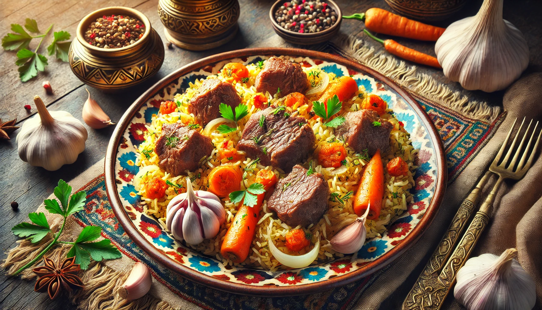 Plov uzbeko